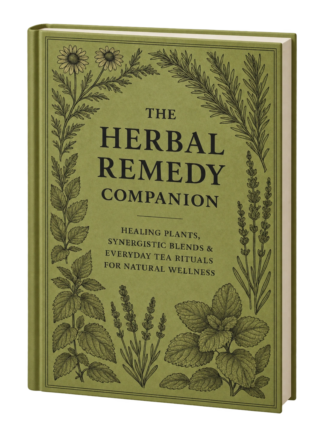 The Herbal Remedy Companion digital guide cover mockup